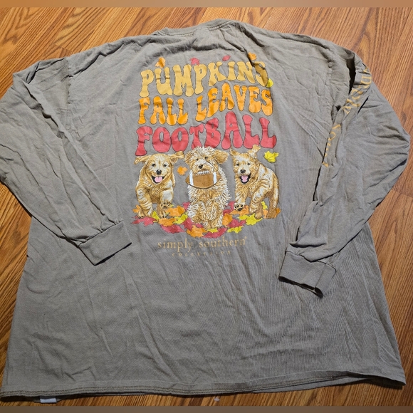 Simply Southern Long Sleeve Shirt - Taupe - Picture 2 of 3